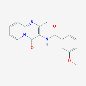 3-methoxy-N-{2-methyl-4-oxo-4H-pyrido[1,2-a]pyrimidin-3-yl}benzamide