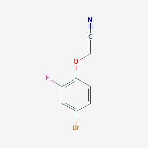 molecular formula C8H5BrFNO B2949604 2-(4-Bromo-2-fluoro-phenoxy)acetonitrile CAS No. 749932-68-1