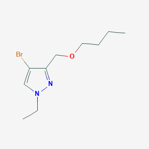 4-bromo-3-(butoxymethyl)-1-ethyl-1H-pyrazole