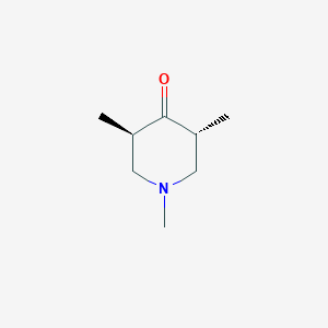 molecular formula C8H15NO B2949668 (3R,5R)-1,3,5-trimethylpiperidin-4-one CAS No. 31499-19-1