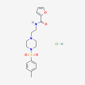 N-(2-(4-tosylpiperazin-1-yl)ethyl)furan-2-carboxamide hydrochloride