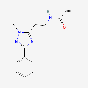 N-[2-(2-Methyl-5-phenyl-1,2,4-triazol-3-yl)ethyl]prop-2-enamide