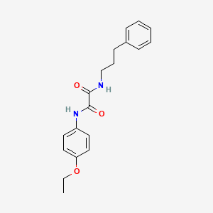 molecular formula C19H22N2O3 B2949728 N1-(4-ethoxyphenyl)-N2-(3-phenylpropyl)oxalamide CAS No. 899748-70-0