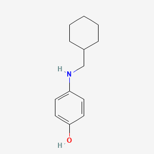 molecular formula C13H19NO B2949730 4-(Cyclohexylmethylamino)phenol CAS No. 940366-58-5