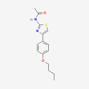 N-[4-(4-butoxyphenyl)-1,3-thiazol-2-yl]acetamide
