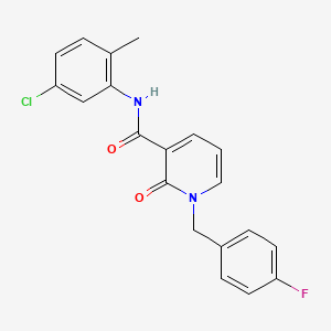 N-(5-chloro-2-methylphenyl)-1-[(4-fluorophenyl)methyl]-2-oxo-1,2-dihydropyridine-3-carboxamide