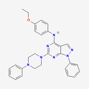 N-(4-ethoxyphenyl)-1-phenyl-6-(4-phenylpiperazin-1-yl)-1H-pyrazolo[3,4-d]pyrimidin-4-amine