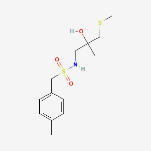 N-(2-hydroxy-2-methyl-3-(methylthio)propyl)-1-(p-tolyl)methanesulfonamide