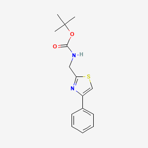 tert-Butyl N-[(4-phenyl-1,3-thiazol-2-yl)methyl]carbamate