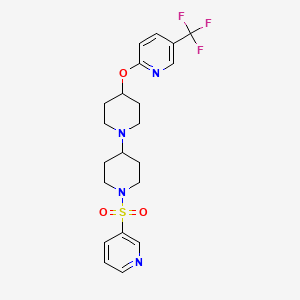 1'-(Pyridine-3-sulfonyl)-4-{[5-(trifluoromethyl)pyridin-2-yl]oxy}-1,4'-bipiperidine