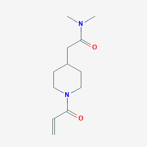N,N-Dimethyl-2-(1-prop-2-enoylpiperidin-4-yl)acetamide