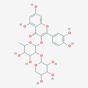 quercetin-3-O-deoxyhexosyl(1-2)pentoside