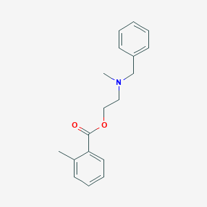 2-[Benzyl(methyl)amino]ethyl 2-methylbenzoate