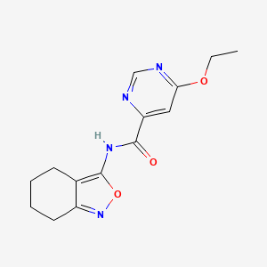 6-ethoxy-N-(4,5,6,7-tetrahydrobenzo[c]isoxazol-3-yl)pyrimidine-4-carboxamide