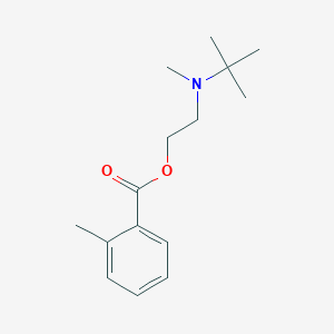 2-[Tert-butyl(methyl)amino]ethyl 2-methylbenzoate