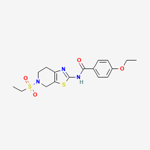 4-ethoxy-N-(5-(ethylsulfonyl)-4,5,6,7-tetrahydrothiazolo[5,4-c]pyridin-2-yl)benzamide