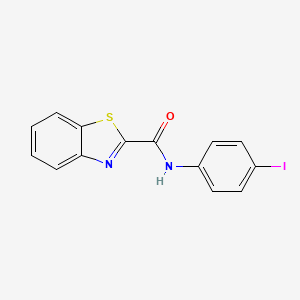 N-(4-iodophenyl)-1,3-benzothiazole-2-carboxamide