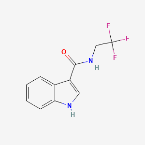 N-(2,2,2-trifluoroethyl)-1H-indole-3-carboxamide