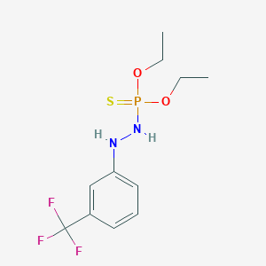 1-Diethoxyphosphinothioyl-2-[3-(trifluoromethyl)phenyl]hydrazine