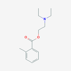 molecular formula C14H21NO2 B294983 2-(Diethylamino)ethyl 2-methylbenzoate 