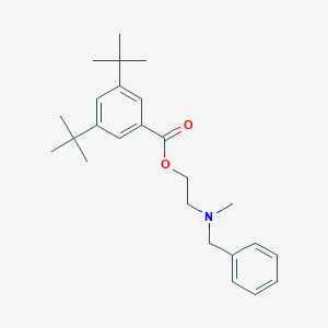 molecular formula C25H35NO2 B294987 2-[Benzyl(methyl)amino]ethyl 3,5-ditert-butylbenzoate 