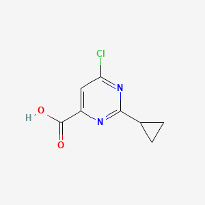 6-Chloro-2-cyclopropylpyrimidine-4-carboxylic acid