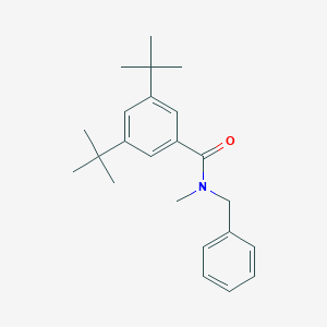 molecular formula C23H31NO B294989 N-benzyl-3,5-ditert-butyl-N-methylbenzamide 