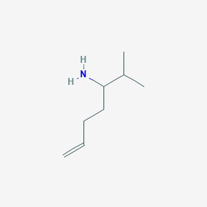 molecular formula C8H17N B2949898 2-Methylhept-6-en-3-amine CAS No. 882855-21-2