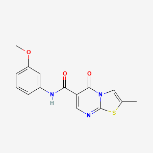 N-(3-methoxyphenyl)-2-methyl-5-oxo-5H-thiazolo[3,2-a]pyrimidine-6-carboxamide
