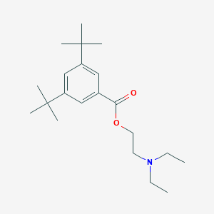 molecular formula C21H35NO2 B294992 2-(Diethylamino)ethyl 3,5-ditert-butylbenzoate 