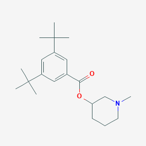 molecular formula C21H33NO2 B294995 1-Methylpiperidin-3-yl 3,5-di-tert-butylbenzoate 