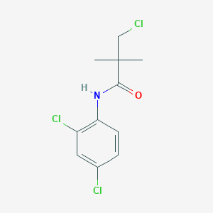 molecular formula C11H12Cl3NO B2949989 3-chloro-N-(2,4-dichlorophenyl)-2,2-dimethylpropanamide CAS No. 339100-21-9