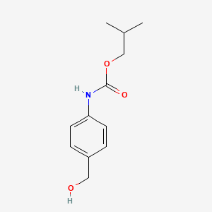 molecular formula C12H17NO3 B2950005 Isobutyl (4-(hydroxymethyl)phenyl)carbamate CAS No. 1342997-75-4