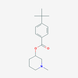 molecular formula C17H25NO2 B295001 1-Methyl-3-piperidinyl 4-tert-butylbenzoate 