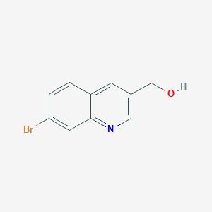 molecular formula C10H8BrNO B2950020 (7-溴喹啉-3-基)甲醇 CAS No. 1956331-52-4