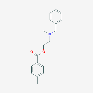 molecular formula C18H21NO2 B295004 2-[Benzyl(methyl)amino]ethyl 4-methylbenzoate 