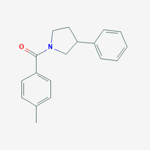 1-(4-Methylbenzoyl)-3-phenylpyrrolidine