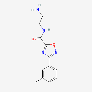 N-(2-Aminoethyl)-3-(m-tolyl)-1,2,4-oxadiazole-5-carboxamide