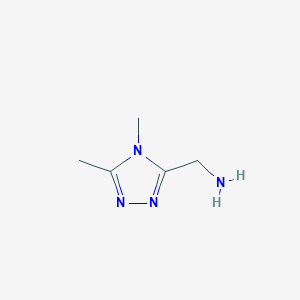 (4,5-dimethyl-4H-1,2,4-triazol-3-yl)methanamine