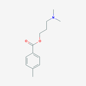 molecular formula C13H19NO2 B295006 3-(Dimethylamino)propyl 4-methylbenzoate 