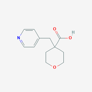 4-(Pyridin-4-ylmethyl)oxane-4-carboxylic acid