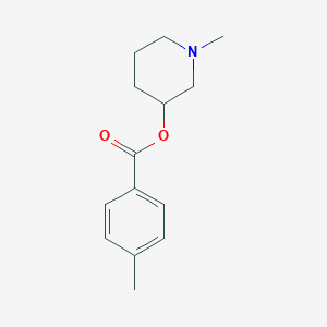 molecular formula C14H19NO2 B295010 1-Methyl-3-piperidinyl 4-methylbenzoate 