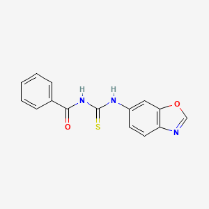 N-(1,3-benzoxazol-6-yl)-N'-benzoylthiourea
