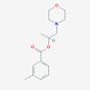 1-(Morpholin-4-yl)propan-2-yl 3-methylbenzoate