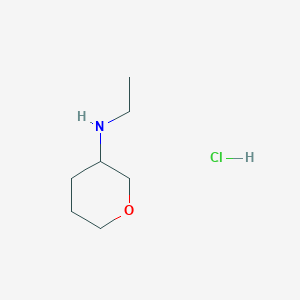 N-ethyloxan-3-amine hydrochloride