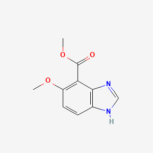 molecular formula C10H10N2O3 B2950144 Methyl 5-(methyloxy)-1H-benzimidazole-4-carboxylate CAS No. 1193789-02-4