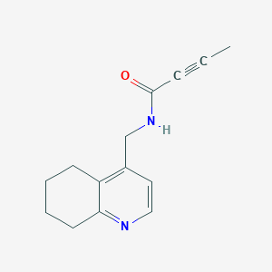 N-(5,6,7,8-Tetrahydroquinolin-4-ylmethyl)but-2-ynamide