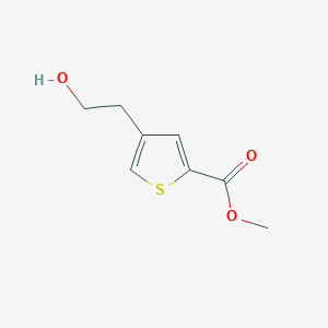 molecular formula C8H10O3S B2950187 Methyl 4-(2-hydroxyethyl)thiophene-2-carboxylate CAS No. 272130-60-6