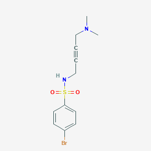 4-bromo-N-(4-(dimethylamino)but-2-yn-1-yl)benzenesulfonamide
