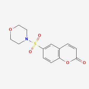 molecular formula C13H13NO5S B2950199 6-(morpholinosulfonyl)-2H-chromen-2-one CAS No. 84015-83-8